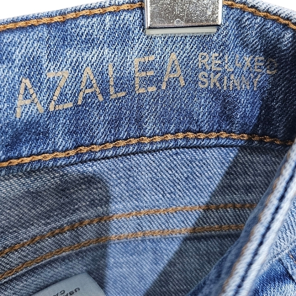 DL1961 Azalea Relaxed Skinny Distressed Denim Jeans 29" Inseam Cotton Casual 25 - Picture 13 of 14
